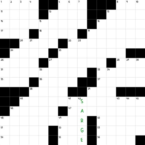 powerless informally crossword.